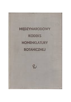 Międzynarodowy kodeks nomenklatury