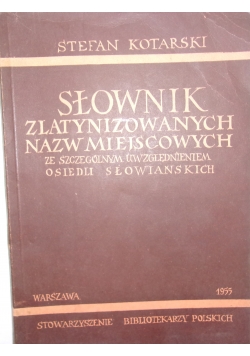 Słownik zlatynizowany nazw miejscowości