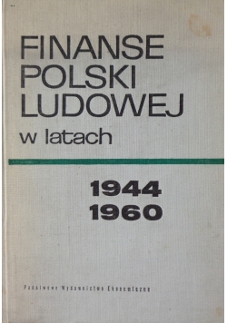 Finanse Polski ludowej w latach 1944