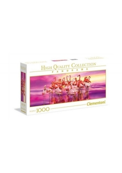 Puzzle High Quality Collection Panorama Flamingo Dance 1000