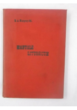 Manuale Liturgicum, 1917 r.