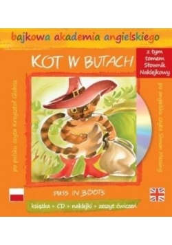Bajkowa akademia angielskiego: Kot w butach + płyta CD