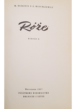 Róże wydanie II