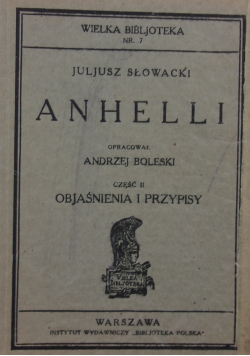 Anelli, 2 tomy 1929r.