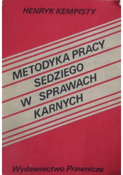 Metoda pracy sędziego w sprawach karalnych
