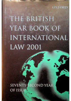 The British Year Book of International Law 2001