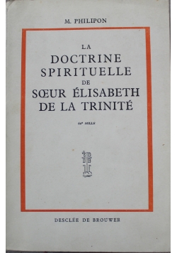 La doctrine spirituelle de soeur elisabeth de la trinite