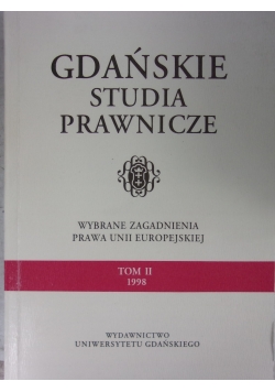 Gdańskie studia prawnicze tom II