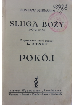 Sługa Boży, 1929 r.