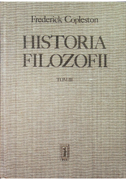 Historia filozofii tom III