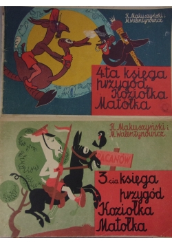 Trzecia księga przygód Koziołka Matołka \ Czwarta księga przygód Koziołka Matołka. Zestaw 2 książek