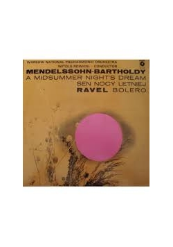 Mendelssohn - bartholdy płyta winylowa