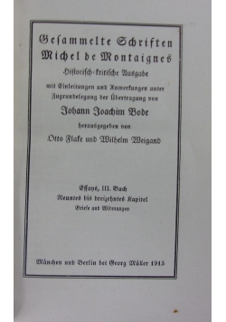 Refammelte Schriften ,1915r.
