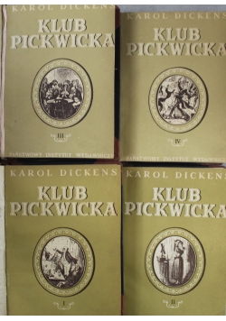 Klub Pickwicka Tom od I do IV 1949 r.