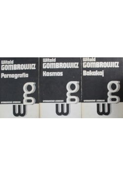 3 książki Witolda Gombrowicza