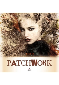 Kalendarz 2019 ścienny kwadrat Patchwork