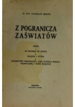 Z pogranicza zaświatów ok. 1920 r.