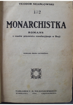 Monarchistka 1924 r