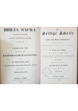 Biblia Sacra, 1854 r.