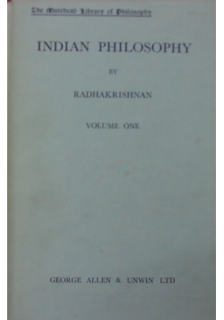 Indian Philosophy, Tom I