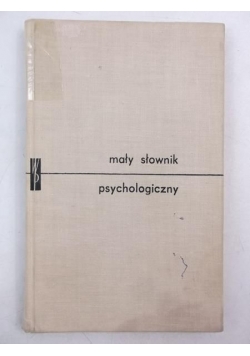 Mały słownik psychologiczny
