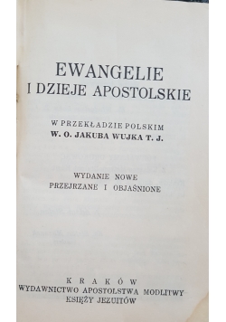 Ewangelie i dzieje Apostolskie, 1936r.