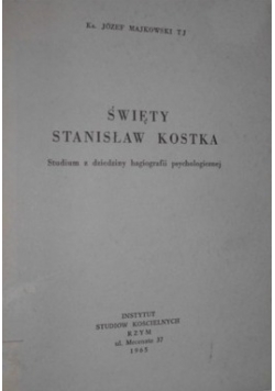 Święty Stanisław Kostka