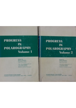 Progress in polarography Volume 1 i 2