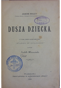 Dusza dziecka , 1901r.