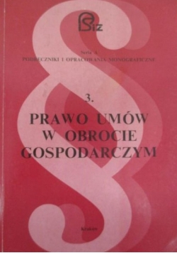 Prawo umów w obrocie gospodarczym