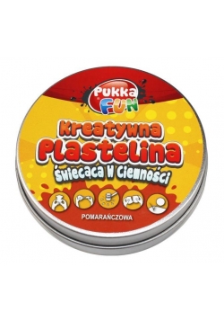 Kreatywna plastelina -Świecąca w ciemności pomar.