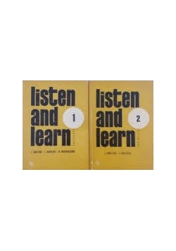 Listen and learn, tom 1 i 2