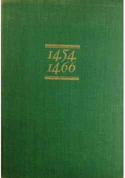 Trzynastoletnia wojna z Zakonem Krzyżackim 1454 - 1466