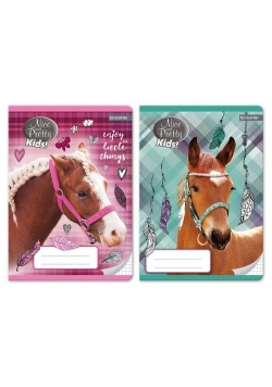 Zeszyt A5 w katkę 16 kartek Nice And Pretty 10 sztuk mix