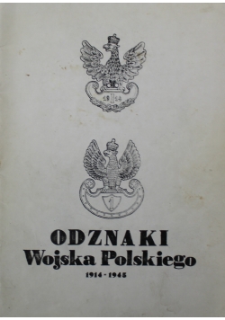 Odznaki Wojska Polskiego 1914 - 1945