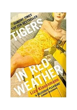 Tigers in red weather
