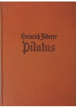 Pilatus, 1931 r.