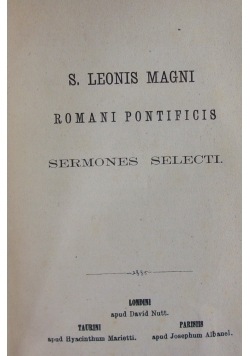 S. Leonis Magni, 1871r.