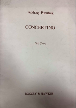 Concertino. Full Score