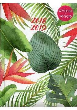 Kalendarz 2018-2019 18 miesięczny DI4 - tropikalne liście