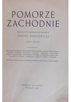Pomorze Zachodnie , 1949 r.