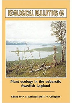 Ecological Bulletins 45 Plant ecology in the subarctic Swedish Lapland