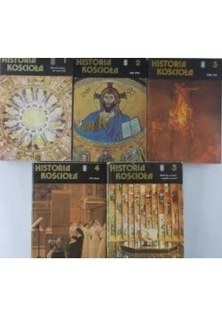 Historia kościoła, zestaw 5 książek
