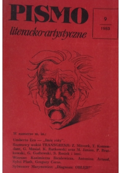 Pismo literacko-artystyczne 9/1983