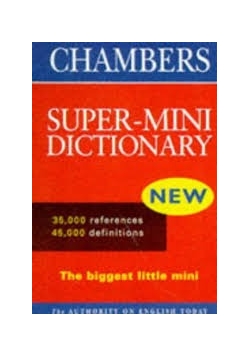 Super-mini dictionary