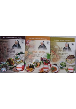 Kuchnia siostry Anastazji, 3 książki