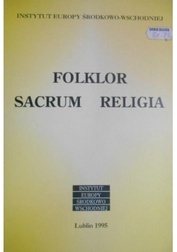 Folklor sacrum religia