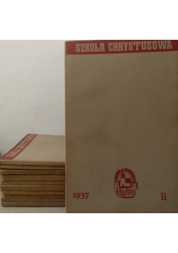 Szkoła Chrystusowa 12 tomów, 1937 r.