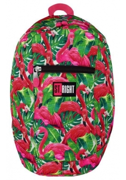 Plecak dziewczęcy 1-komorowy Flamingo