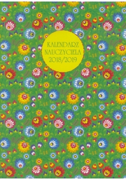 Kalendarz Nauczyciela A5 2018/2019 PCV kwiaty